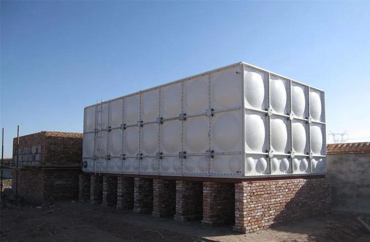 FRP fire-fighting water tank outdoors
